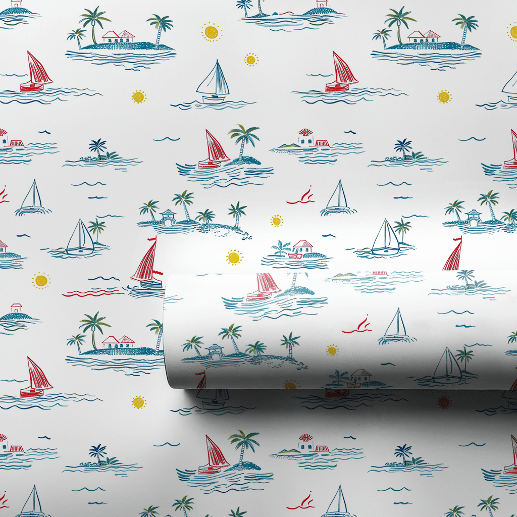 Sail Away with Me - Wrapping Paper - Aspen & Arlo