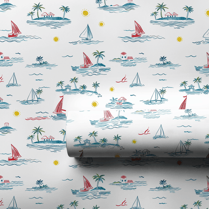 Sail Away with Me - Wrapping Paper - Aspen & Arlo