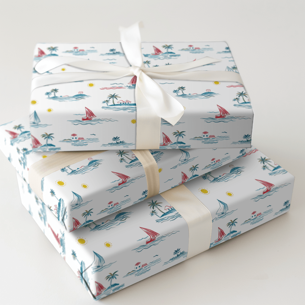 Sail Away with Me - Wrapping Paper - Aspen & Arlo