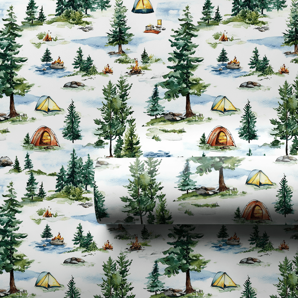 Campsite Chill - Wrapping Paper - Aspen & Arlo