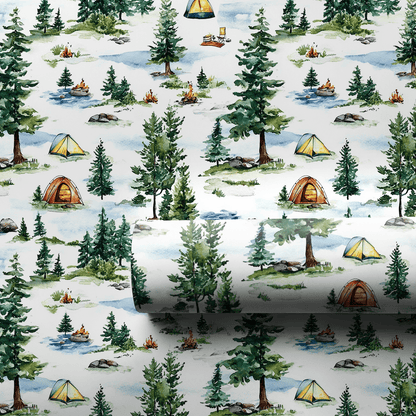 Campsite Chill - Wrapping Paper - Aspen & Arlo
