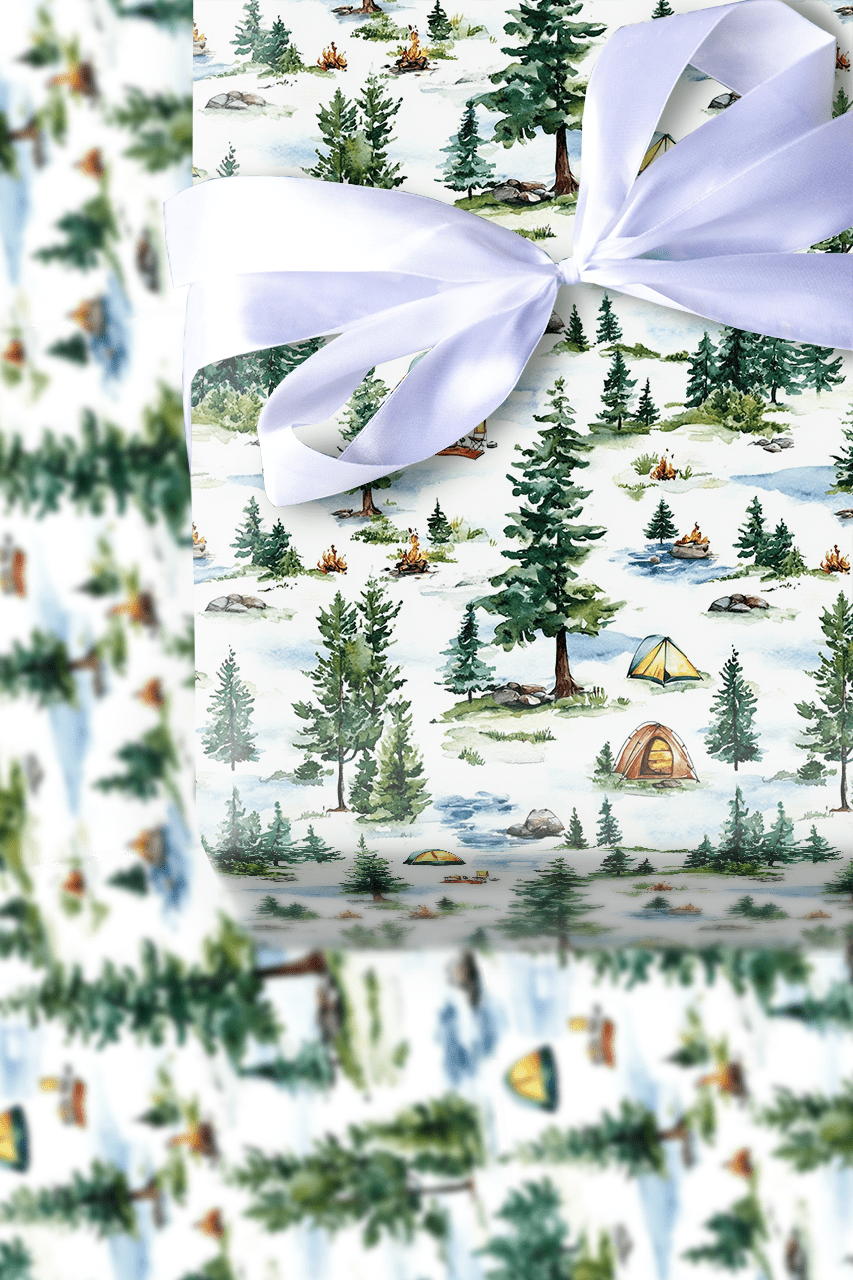 Campsite Chill - Wrapping Paper - Aspen & Arlo