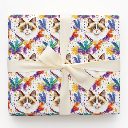 Mardi Gras Ragdoll - Wrapping Paper - Aspen & Arlo