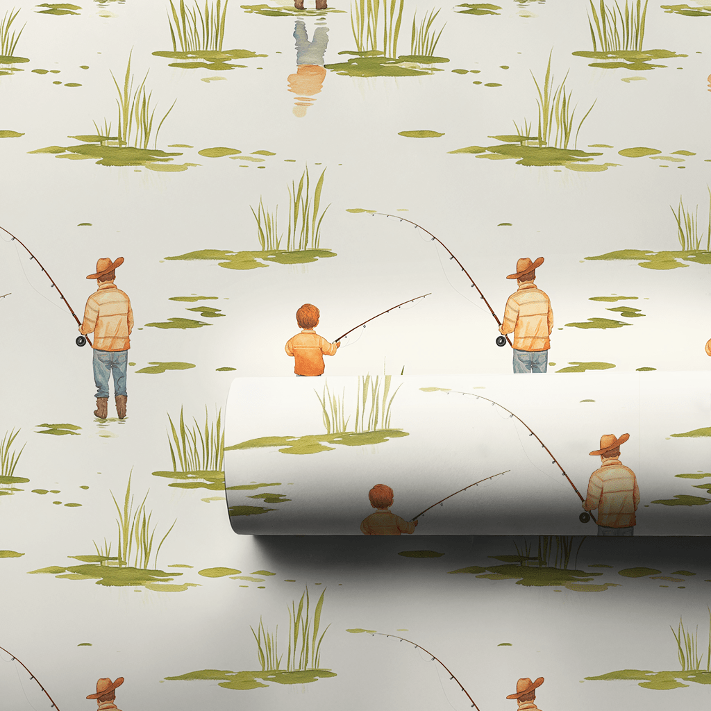 Reeling in the Good Times - Wrapping Paper - Aspen & Arlo