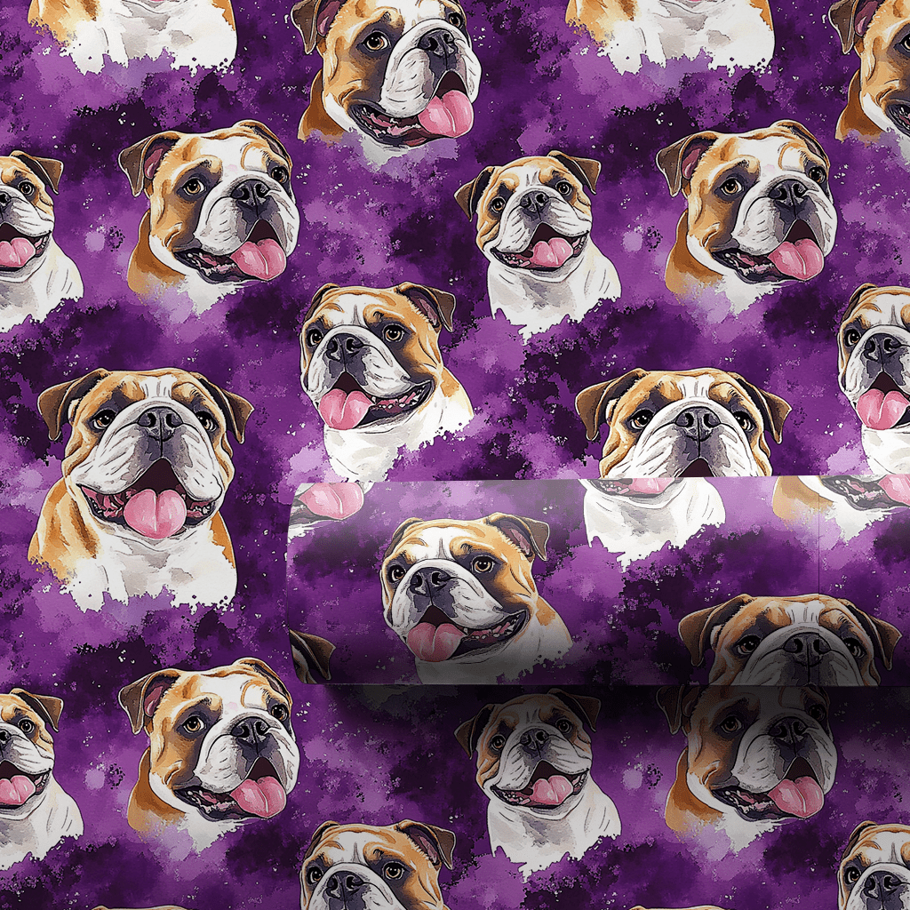 Purple for the Dogs - Wrapping Paper - Aspen & Arlo