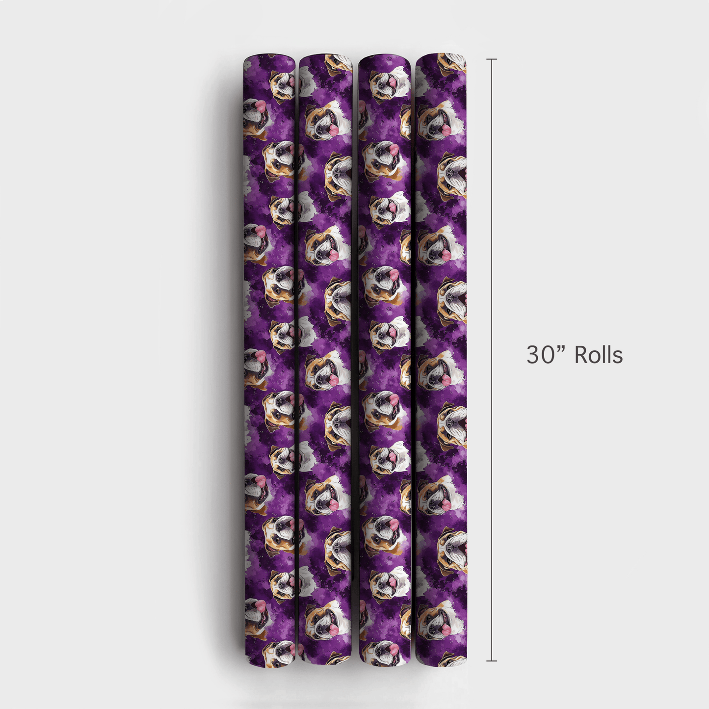 Purple for the Dogs - Wrapping Paper - Aspen & Arlo