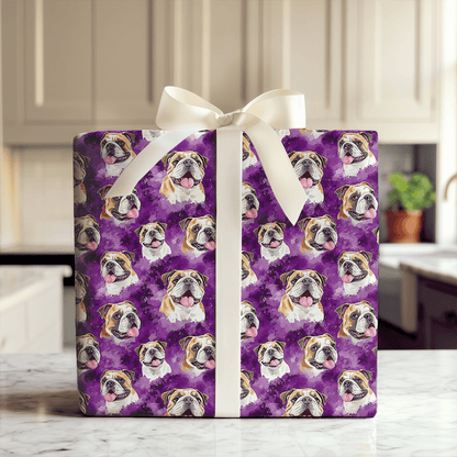Purple for the Dogs - Wrapping Paper - Aspen & Arlo