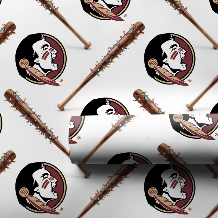 Seminole Sparkle Sluggers - Wrapping Paper - Aspen & Arlo