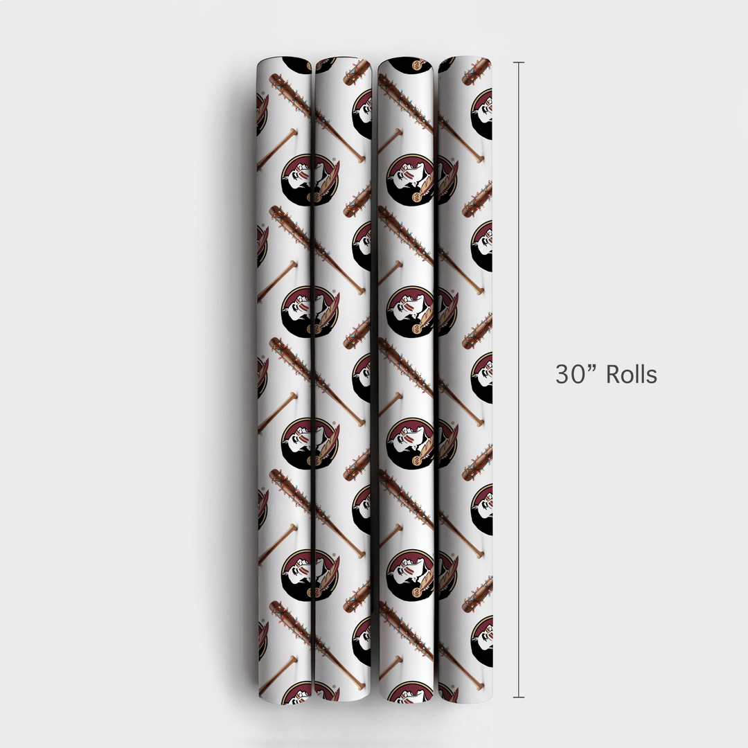 Seminole Sparkle Sluggers - Wrapping Paper - Aspen & Arlo