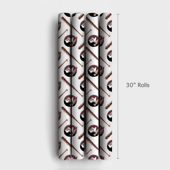 Seminole Sparkle Sluggers - Wrapping Paper - Aspen & Arlo