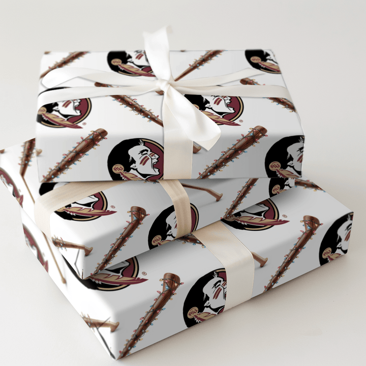 Seminole Sparkle Sluggers - Wrapping Paper - Aspen & Arlo