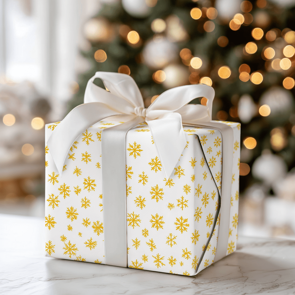 Gold Flakes - Wrapping Paper - Aspen & Arlo