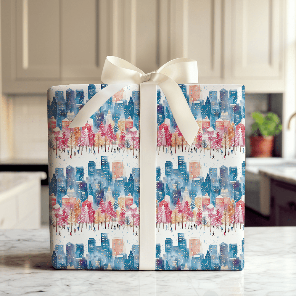 Saturday In Seattle - Wrapping Paper - Aspen & Arlo