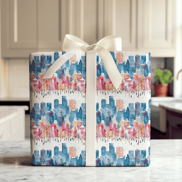 Saturday In Seattle - Wrapping Paper - Aspen & Arlo