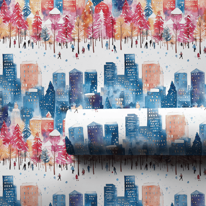 Saturday In Seattle - Wrapping Paper - Aspen & Arlo