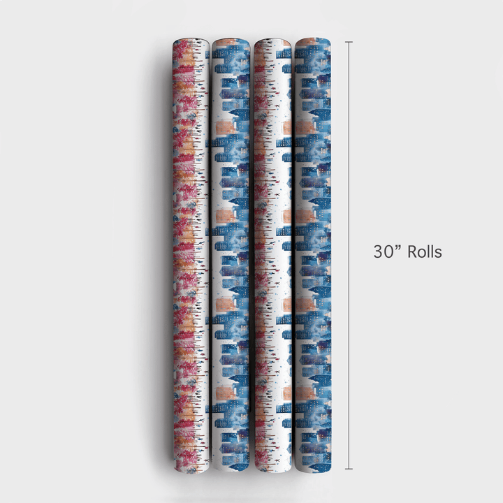 Saturday In Seattle - Wrapping Paper - Aspen & Arlo