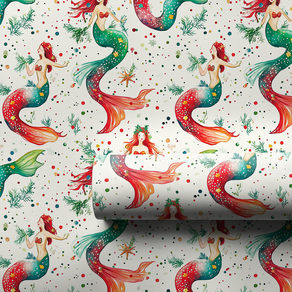 Mermaid Christmas - 1 Roll