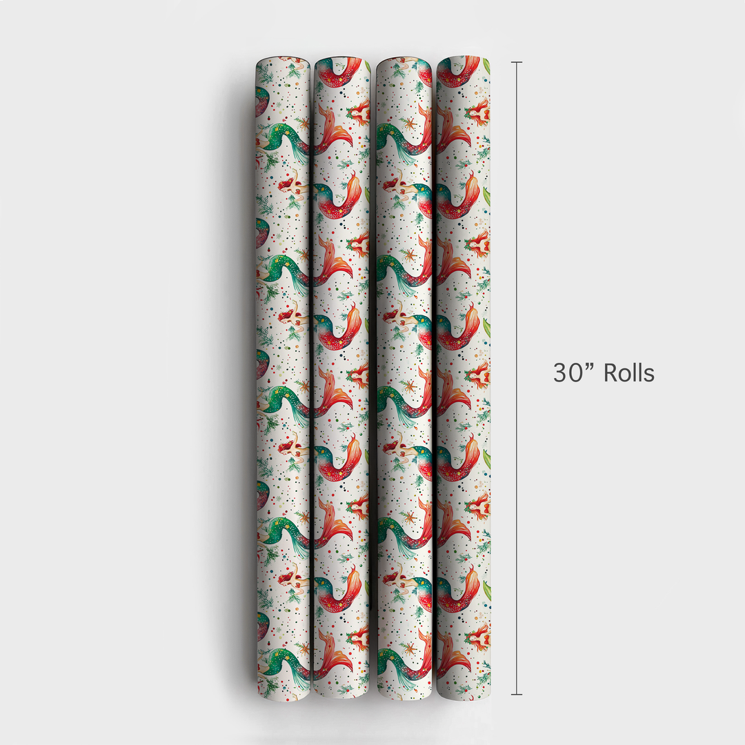 Mermaid Christmas - 4 Rolls