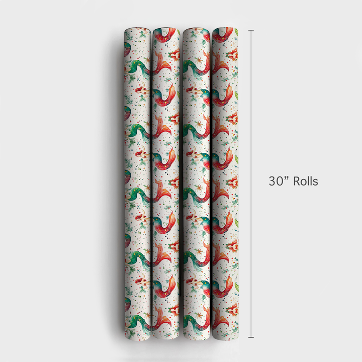 Mermaid Christmas - 4 Rolls