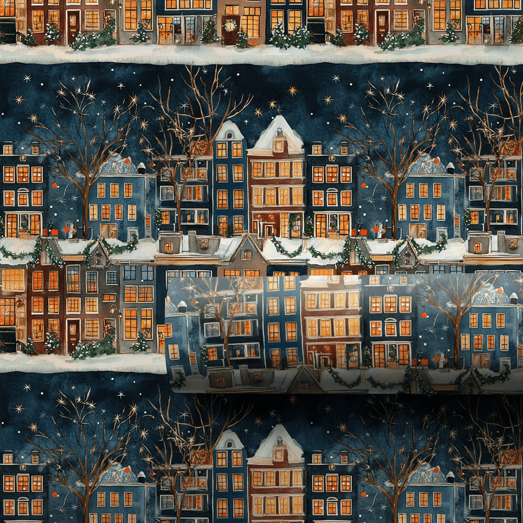 Amsterdam Aglow - Wrapping Paper - Aspen & Arlo