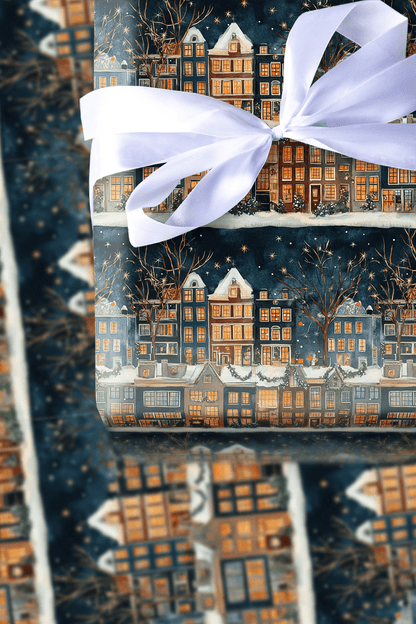Amsterdam Aglow - Wrapping Paper - Aspen & Arlo