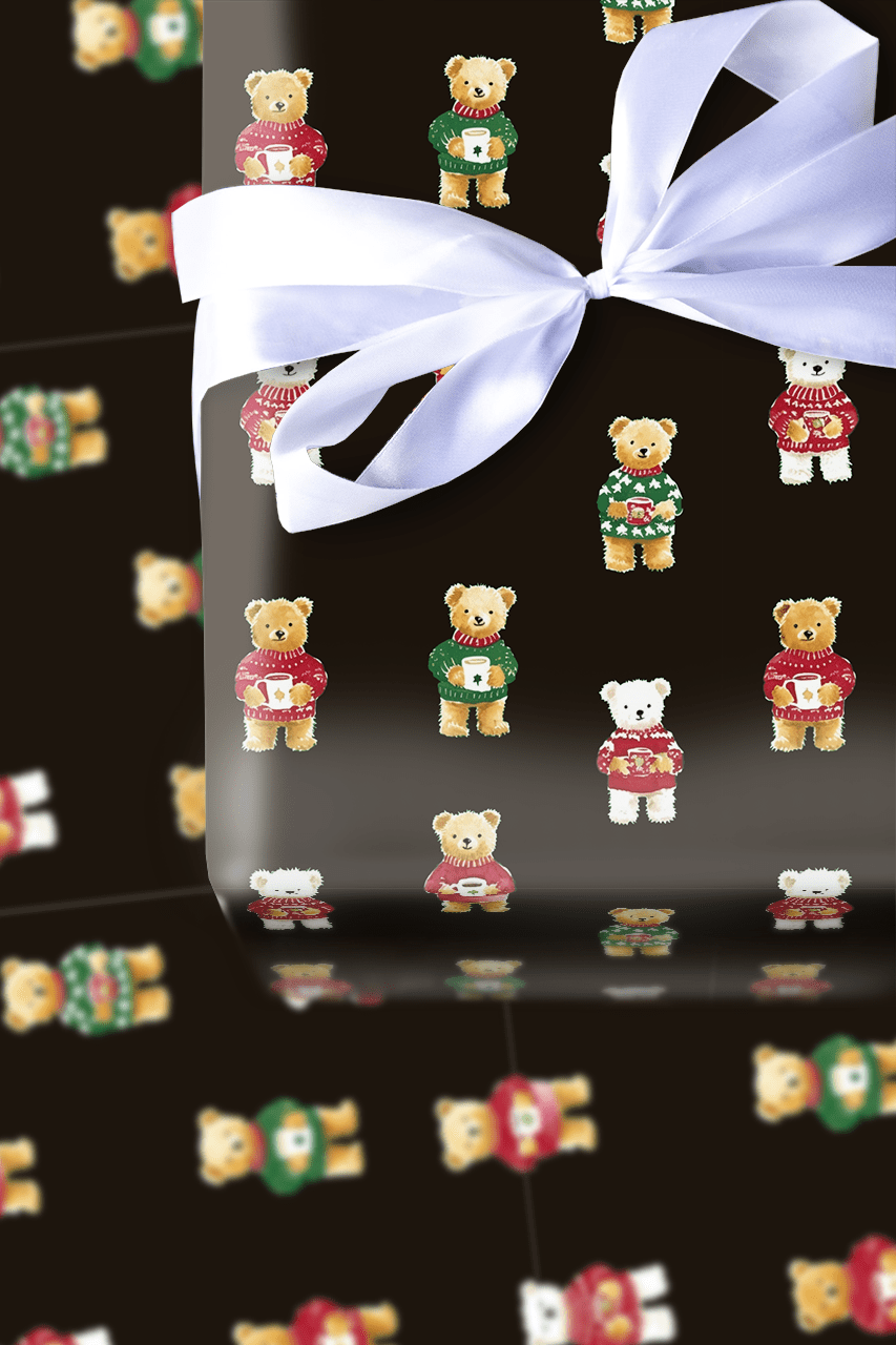 Walter Bears - Wrapping Paper - Aspen & Arlo