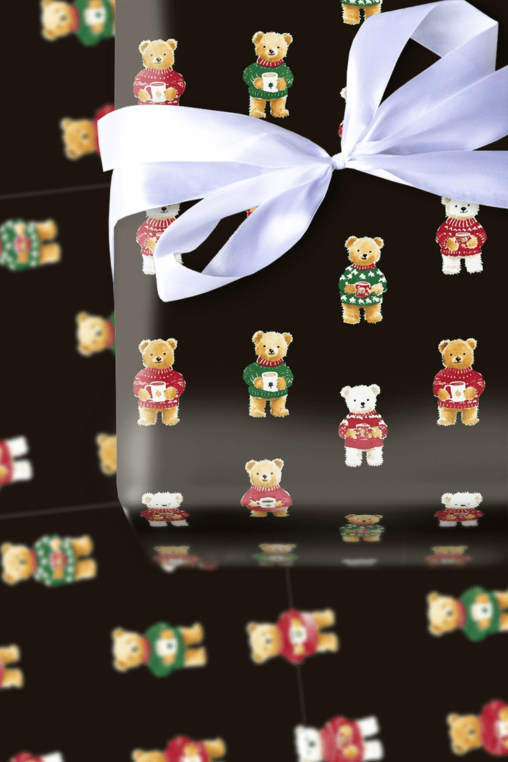 Walter Bears - Wrapping Paper - Aspen & Arlo