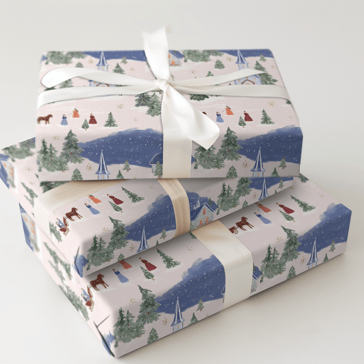 Town Square - Wrapping Paper - Aspen & Arlo