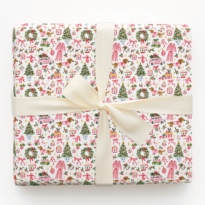 Doxie Pajama Party - Wrapping Paper - Aspen & Arlo