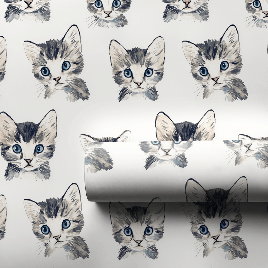 Tabby Cat - Wrapping Paper - Aspen & Arlo