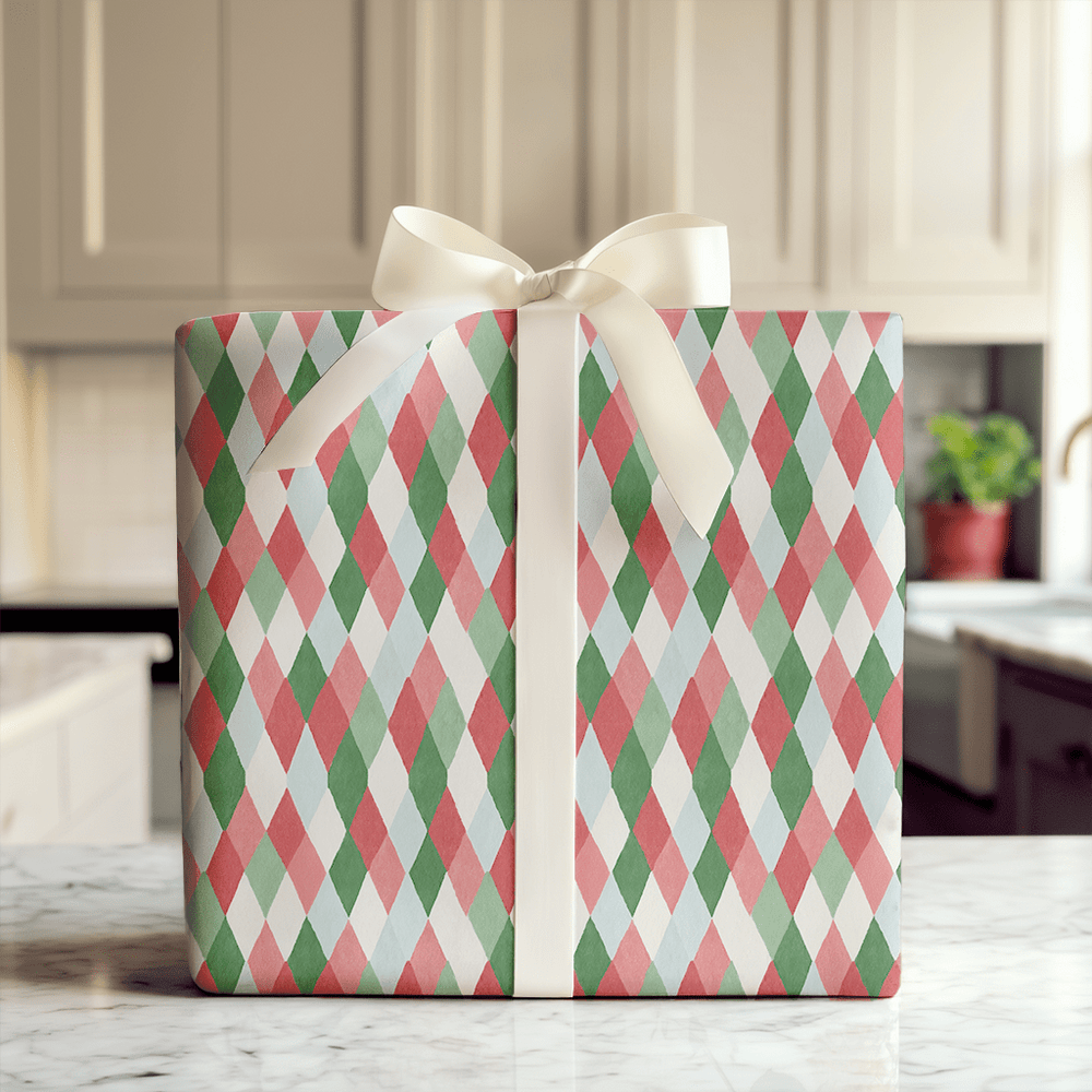 Harlequin Holiday - Wrapping Paper - Aspen & Arlo