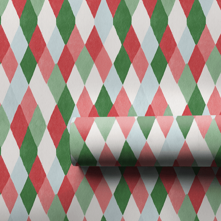 Harlequin Holiday - Wrapping Paper - Aspen & Arlo