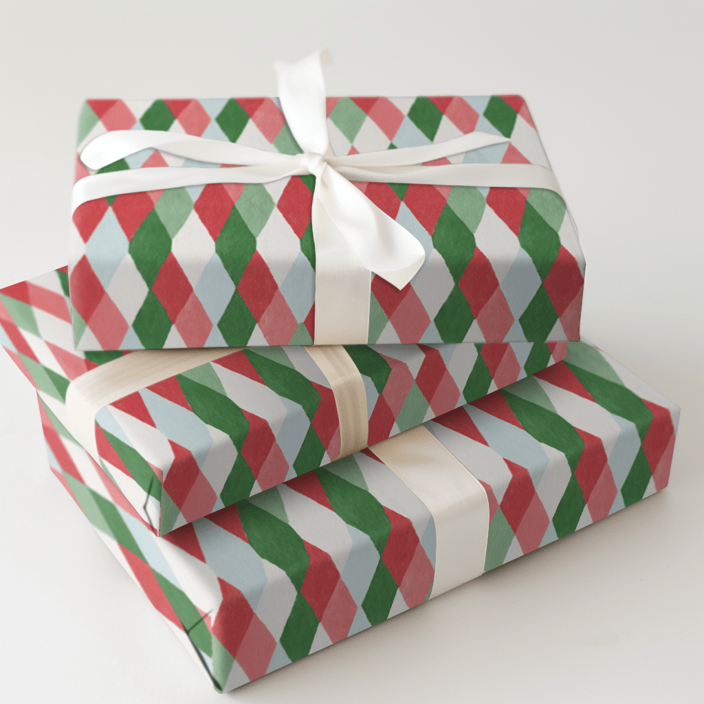 Harlequin Holiday - Wrapping Paper - Aspen & Arlo