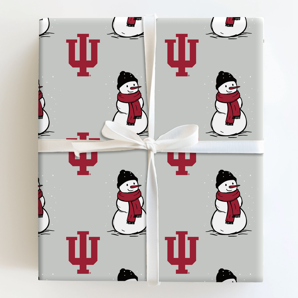 Indiana Snowman - Wrapping Paper - Aspen & Arlo
