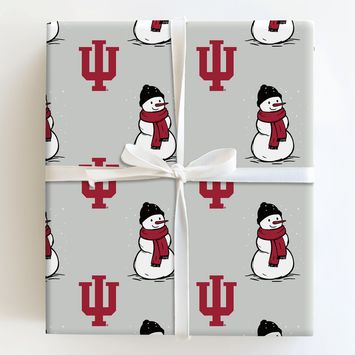 Indiana Snowman - Wrapping Paper - Aspen & Arlo