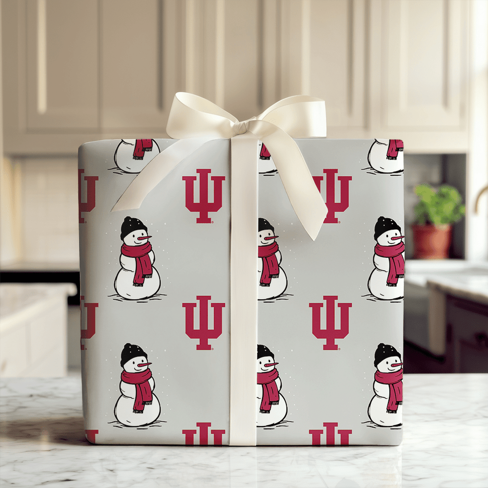 Indiana Snowman - Wrapping Paper - Aspen & Arlo