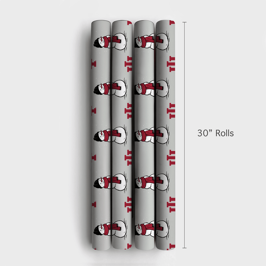 Indiana Snowman - Wrapping Paper - Aspen & Arlo