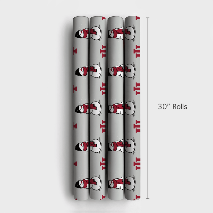 Indiana Snowman - Wrapping Paper - Aspen & Arlo