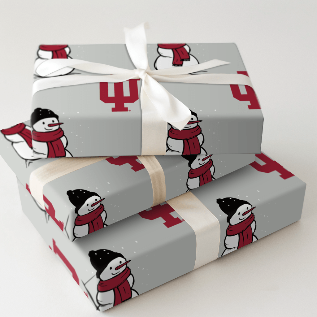 Indiana Snowman - Wrapping Paper - Aspen & Arlo