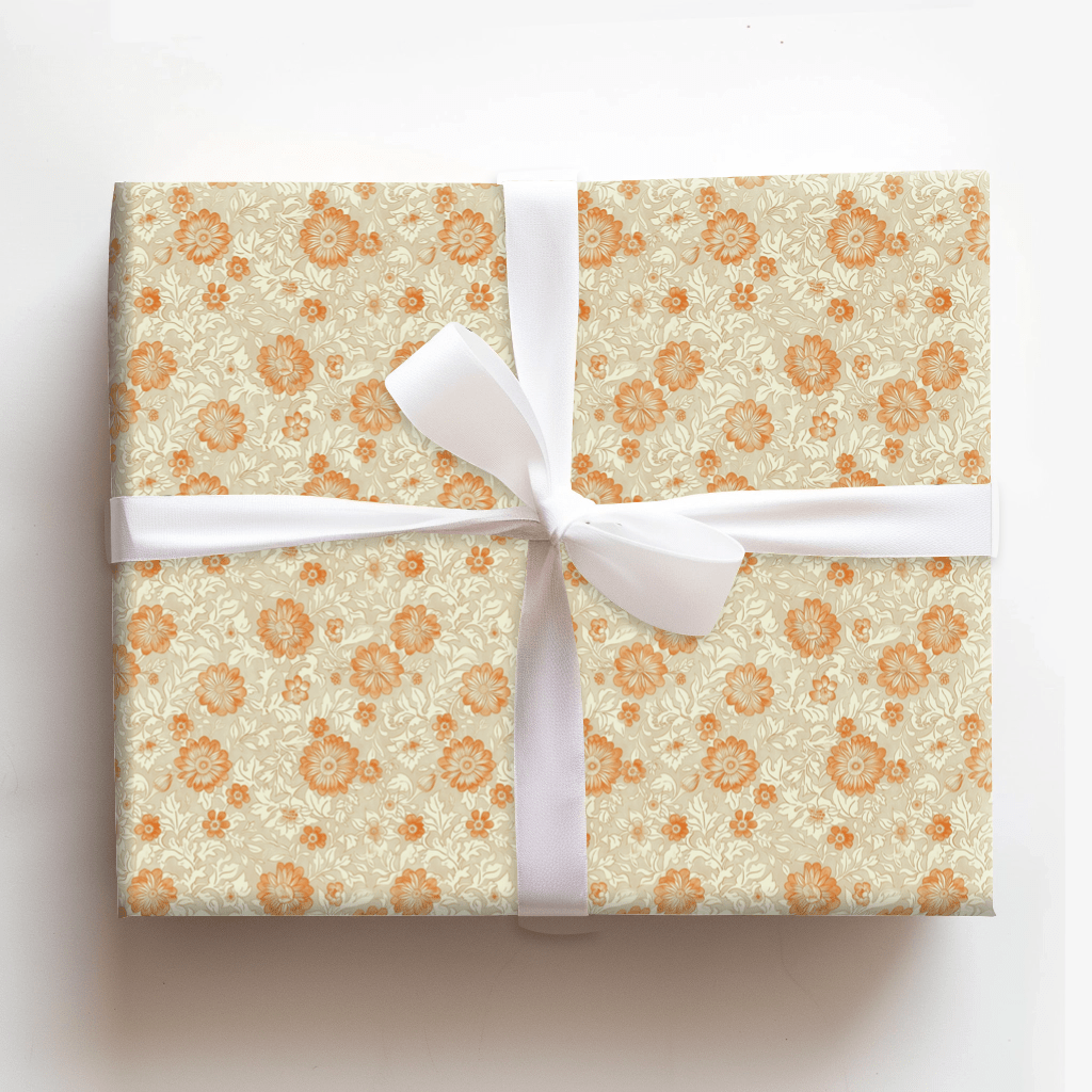 Orangesicle Bouquet - Wrapping Paper - Aspen & Arlo