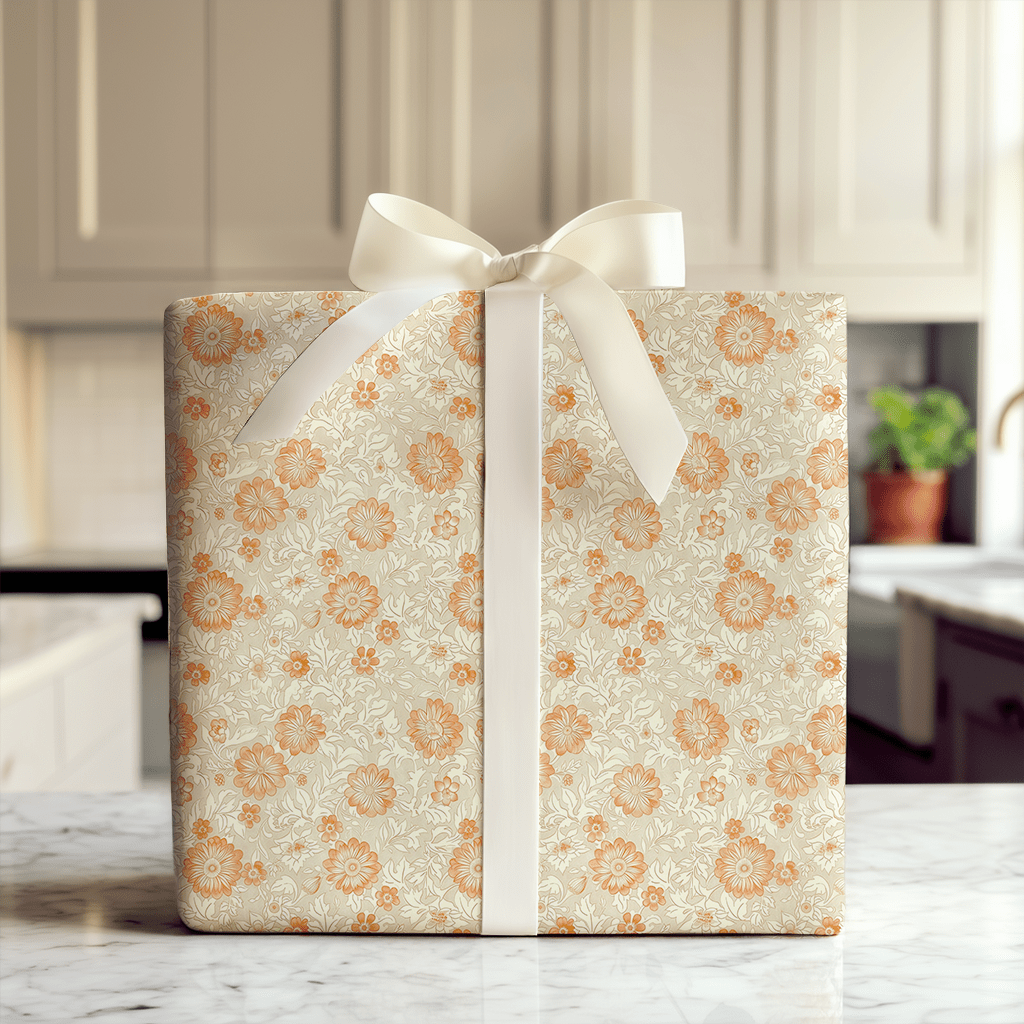 Orangesicle Bouquet - Wrapping Paper - Aspen & Arlo