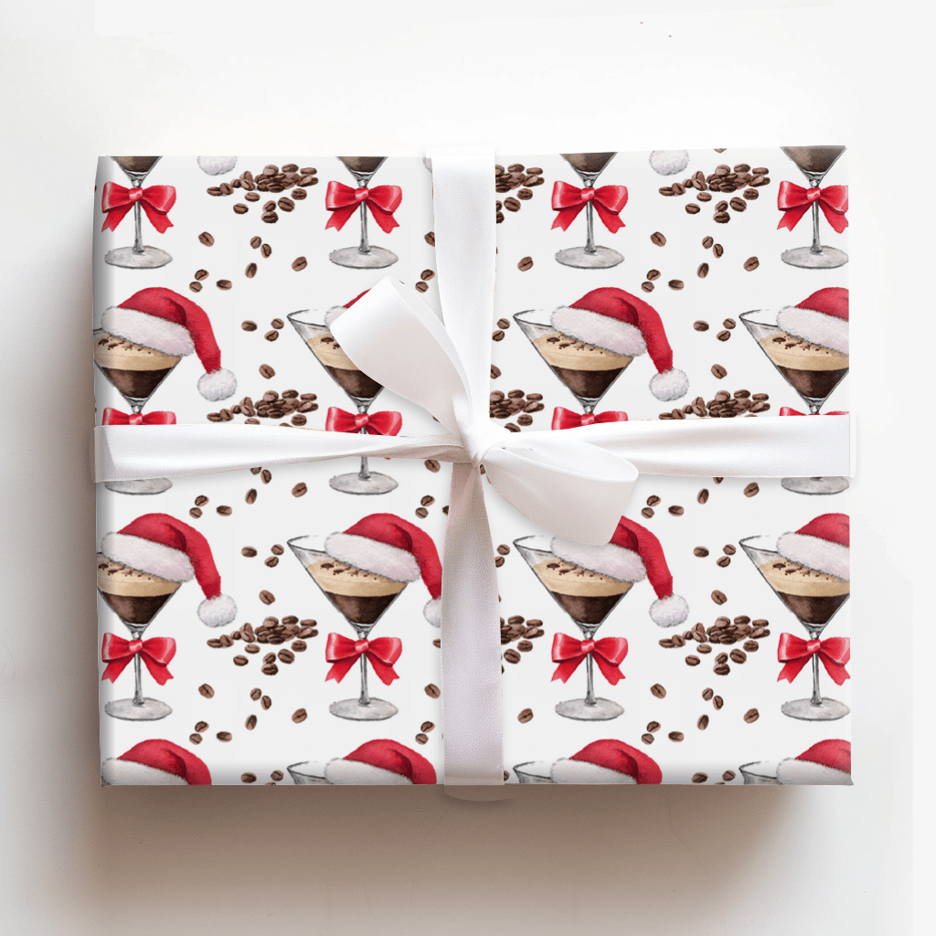 Santa Espresso - Wrapping Paper - Aspen & Arlo