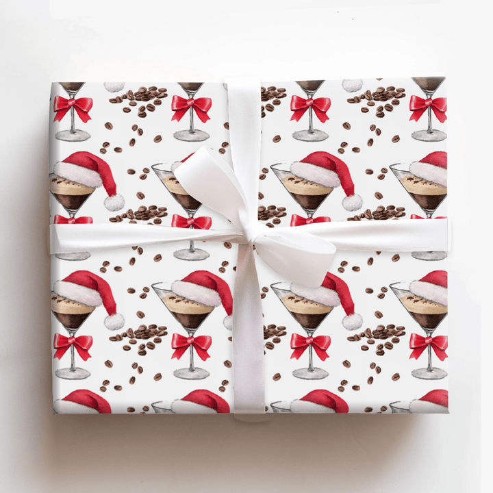 Santa Espresso - Wrapping Paper - Aspen & Arlo