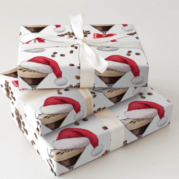 Santa Espresso - Wrapping Paper - Aspen & Arlo