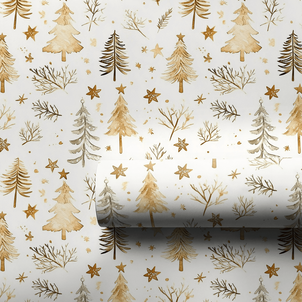 Wishing in Gold - Wrapping Paper - Aspen & Arlo