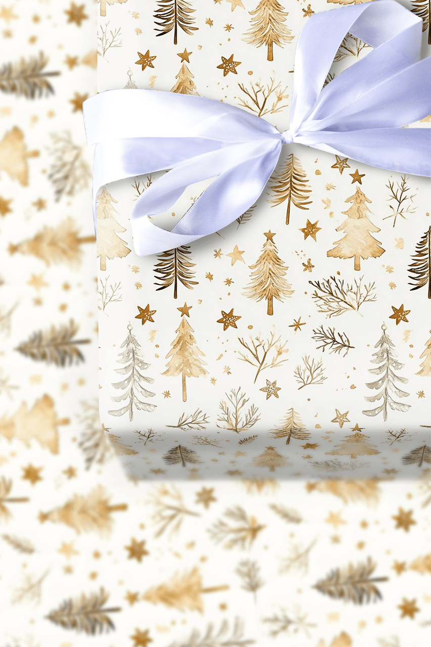 Wishing in Gold - Wrapping Paper - Aspen & Arlo