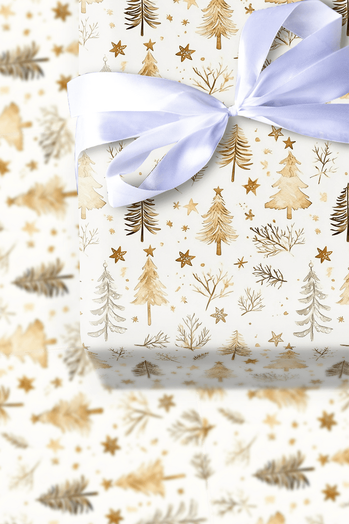 Wishing in Gold - Wrapping Paper - Aspen & Arlo