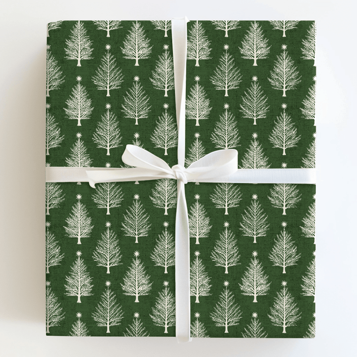 Pine Stars - Wrapping Paper - Aspen & Arlo
