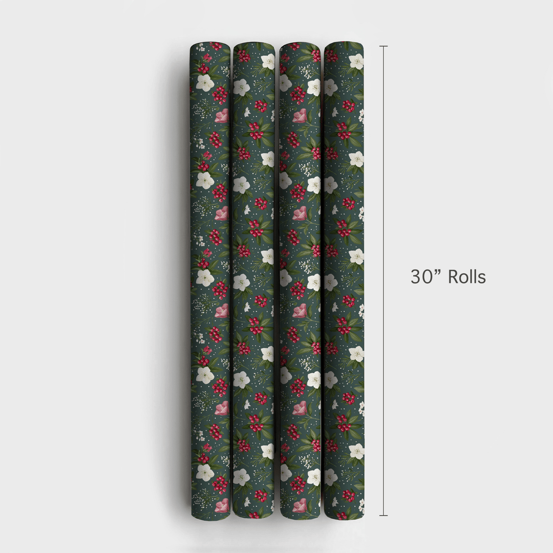 Midnight Magnolia - Wrapping Paper - Aspen & Arlo