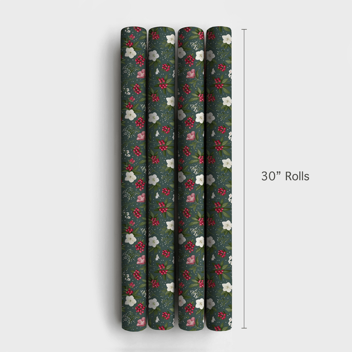 Midnight Magnolia - Wrapping Paper - Aspen & Arlo
